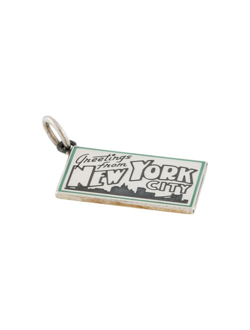 Tiffany & Co. Enamel 'Greetings from New York City' Postcard Charm