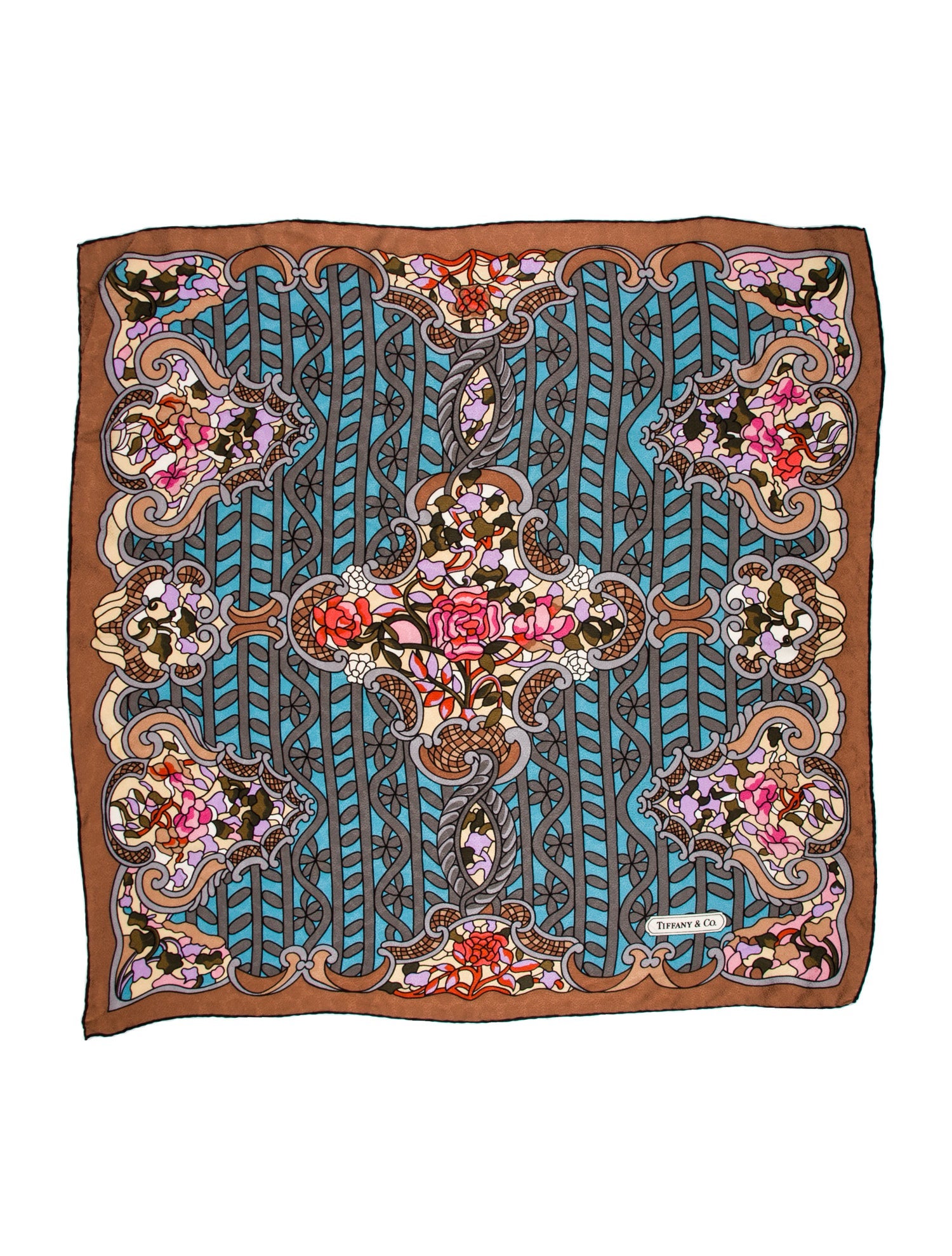 Tiffany & Co. Silk Printed Scarf