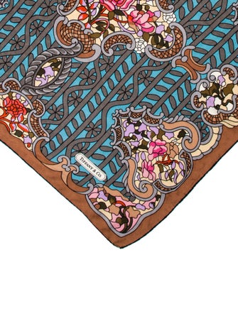 Tiffany & Co. Silk Printed Scarf