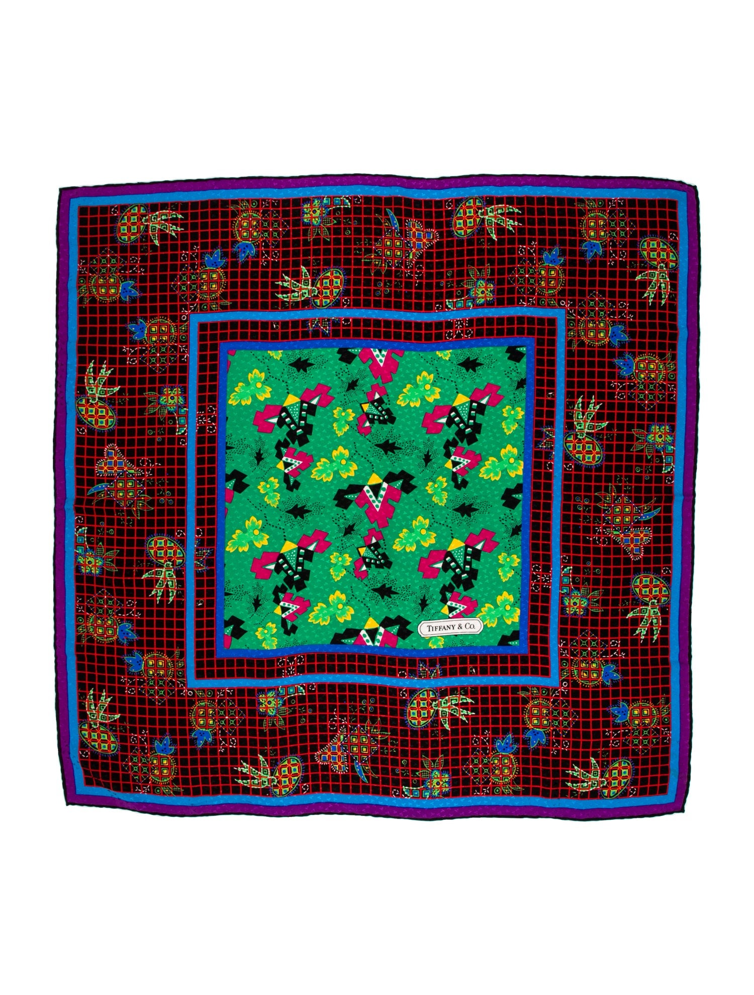 Tiffany & Co. Silk Printed Scarf
