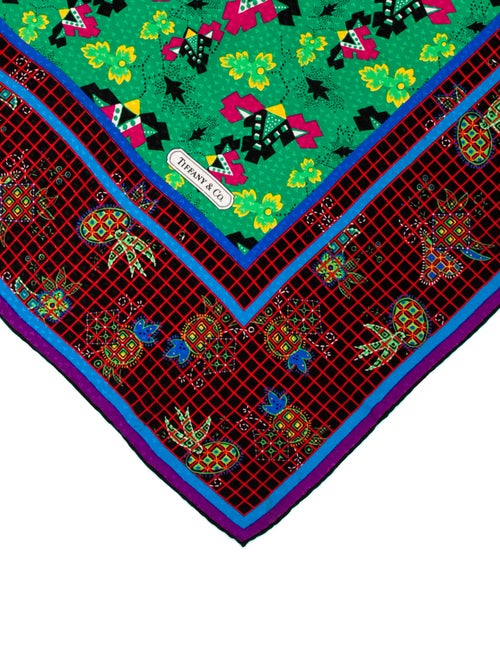 Tiffany & Co. Silk Printed Scarf