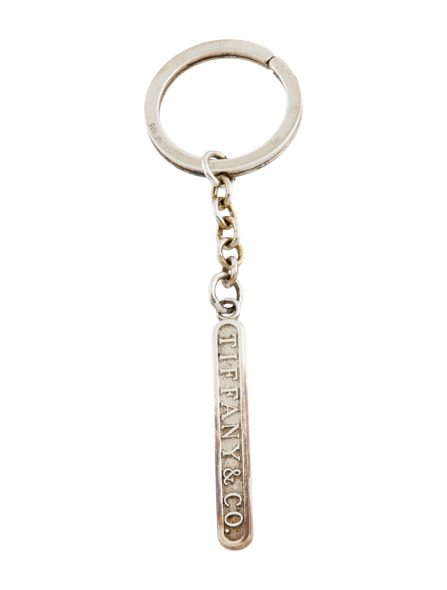 Tiffany & Co. Trademark Chainlink Keychain