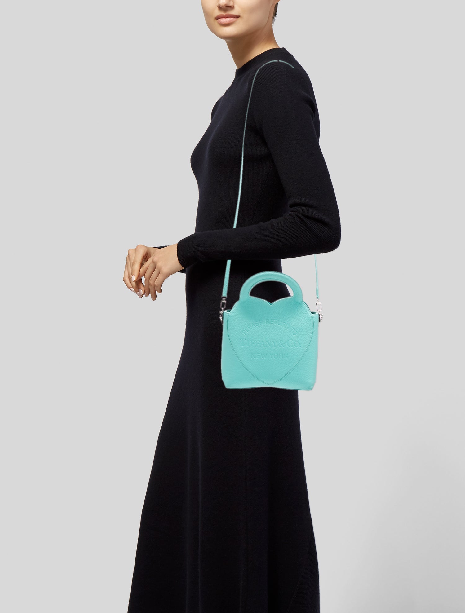 Tiffany & Co. Leather Top Handle Bag