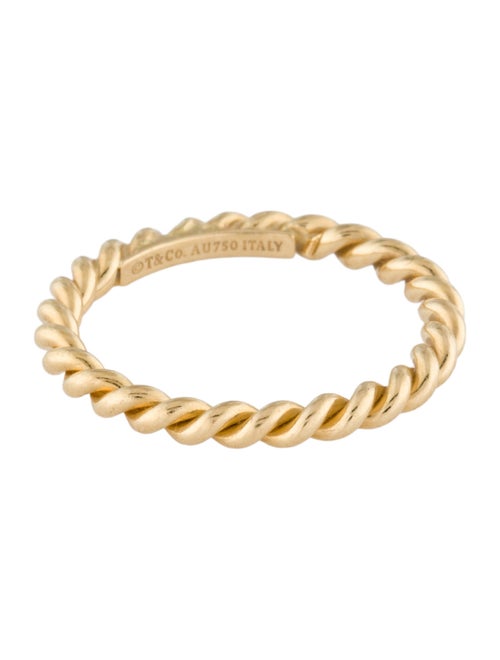 Tiffany & Co. 18K Twisted Rope Band