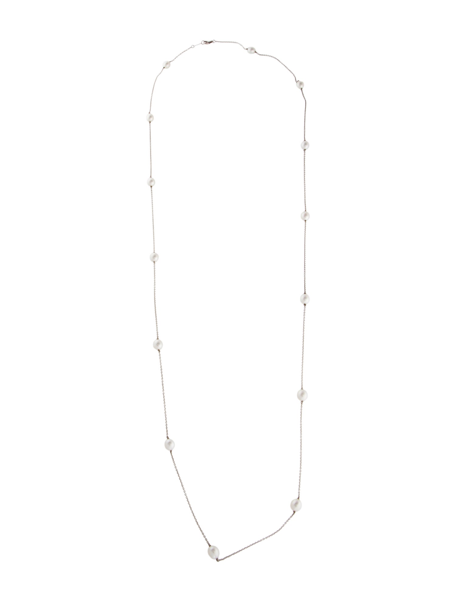 Tiffany & Co. Pearls by the Yard Long Bead Strand Necklace