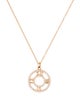 Tiffany & Co. 18K Diamond Atlas Pendant Necklace