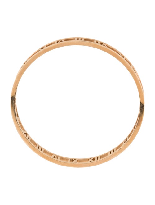 Tiffany & Co. 18K Atlas Open Narrow Bangle Bracelet