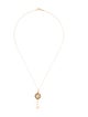 Tiffany & Co. 18K Diamond Daisy Key Pendant Necklace