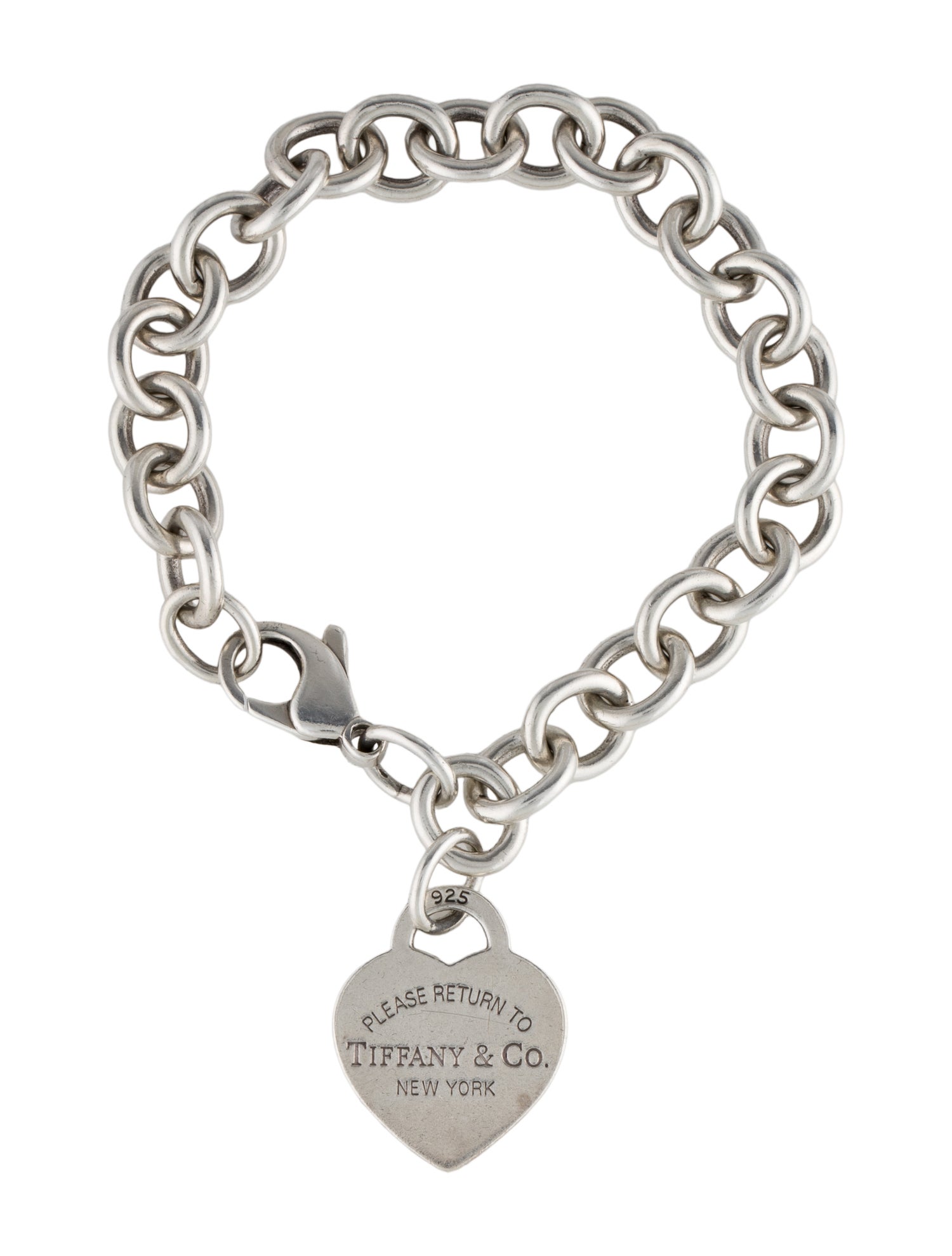 Tiffany & Co. Heart Tag Charm Bracelet