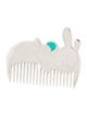 Tiffany & Co. womens' silver and blue hair comb
