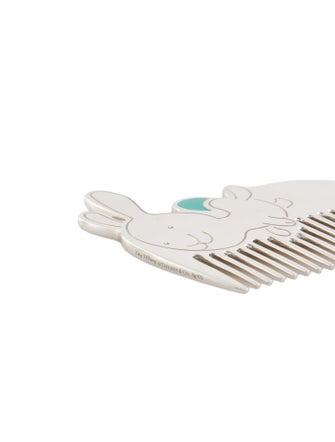 Tiffany & Co. womens' silver and blue hair comb