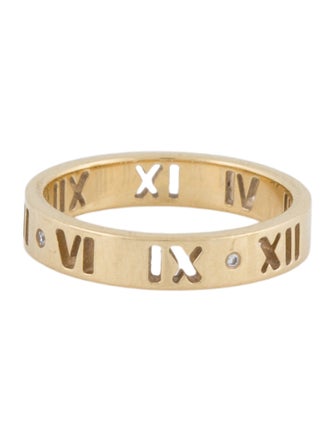 Tiffany & Co. 18K Diamond Open Atlas Band