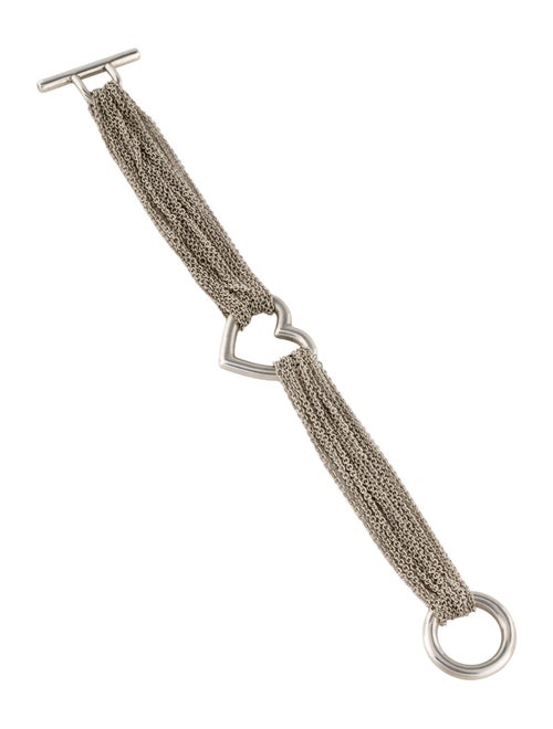 Tiffany & Co. Multistrand Heart Toggle Bracelet