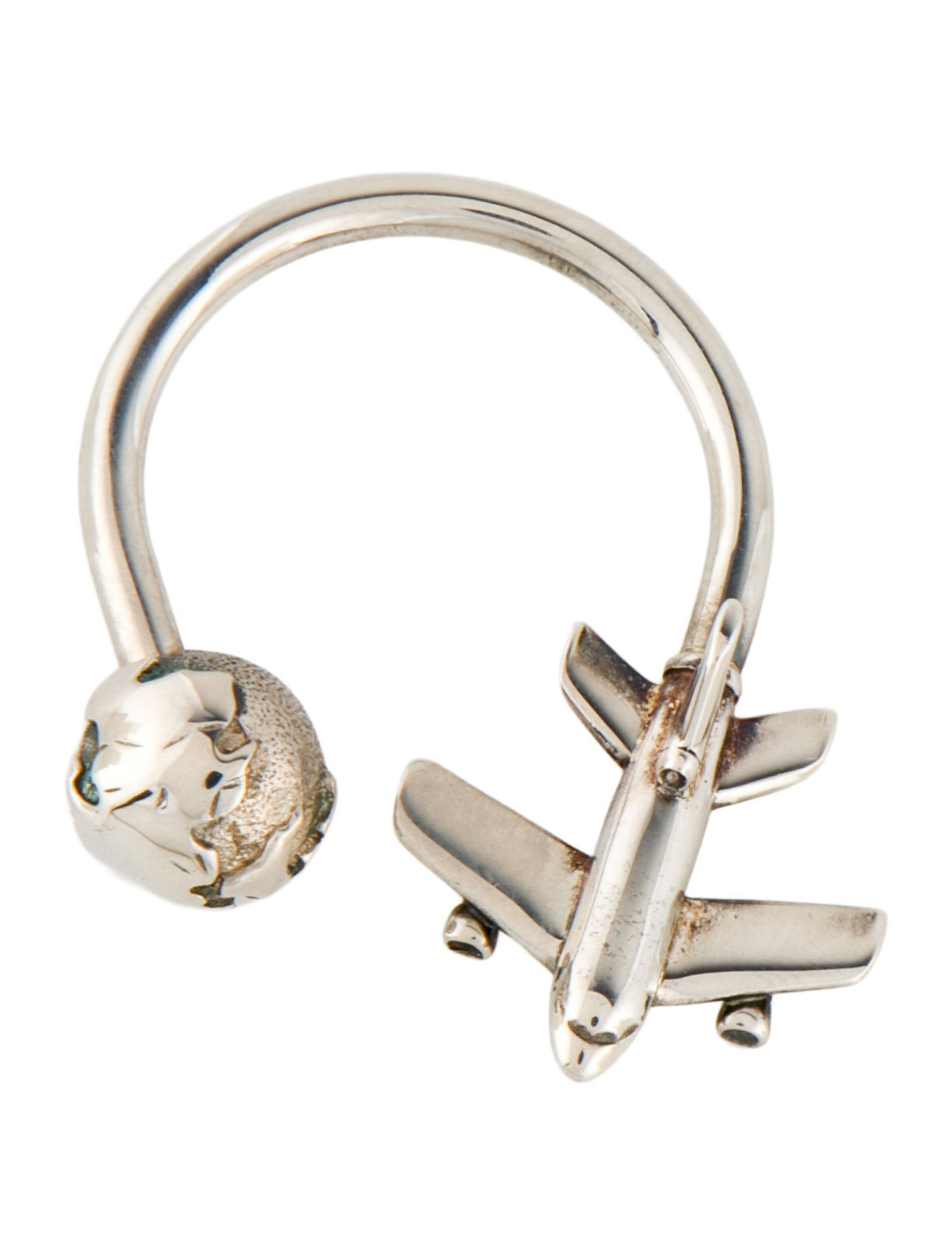 Tiffany & Co. Silvertoned Keyring