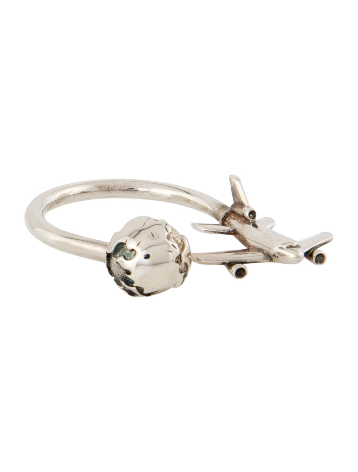 Tiffany & Co. Silvertoned Keyring