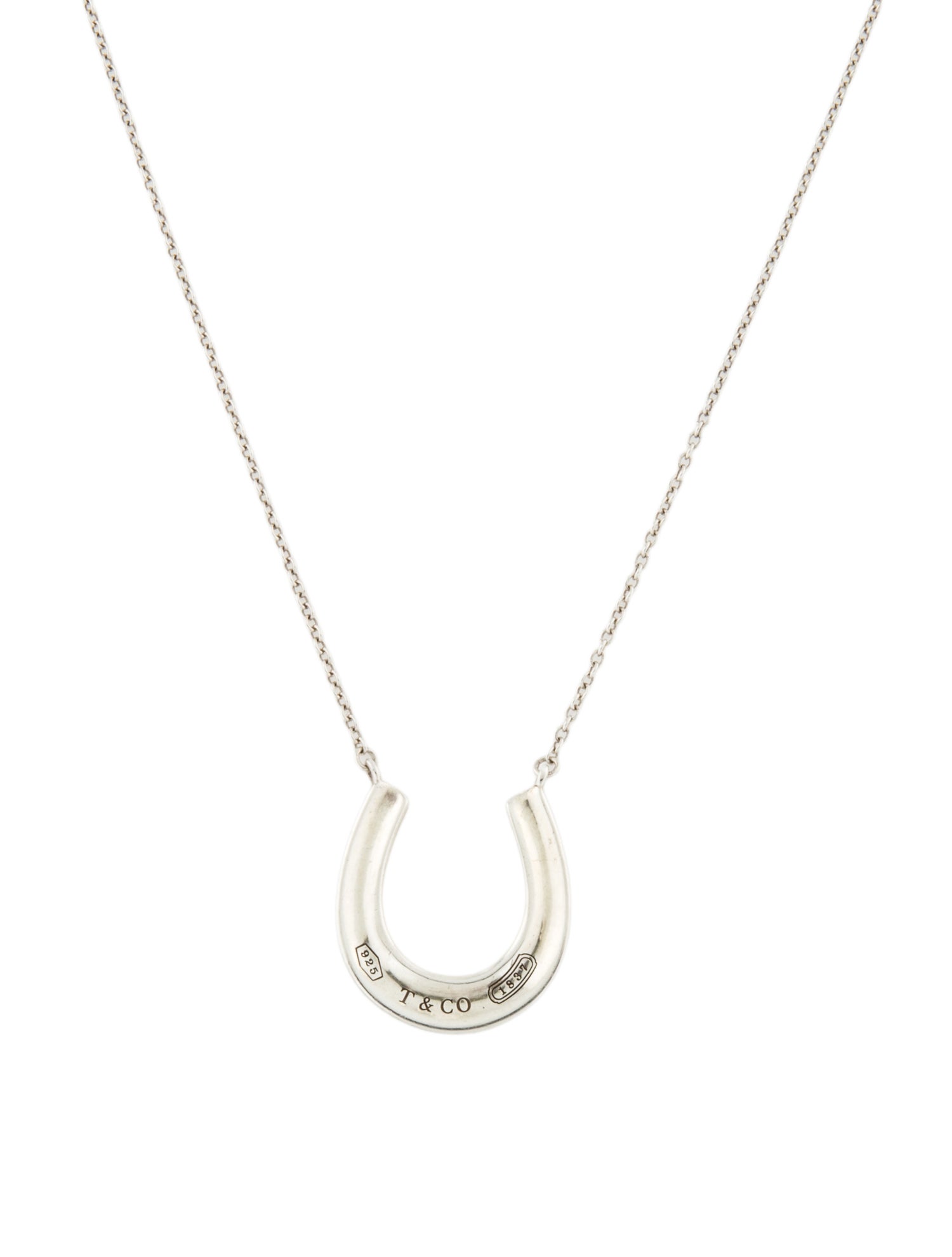 Tiffany & Co. Horseshoe Pendant Necklace