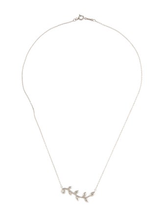 Tiffany & Co. Olive Leaf Vine Pendant Necklace