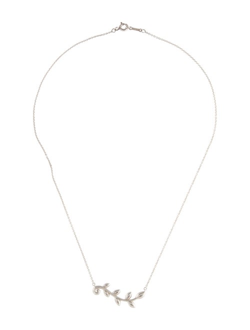 Tiffany & Co. Olive Leaf Vine Pendant Necklace