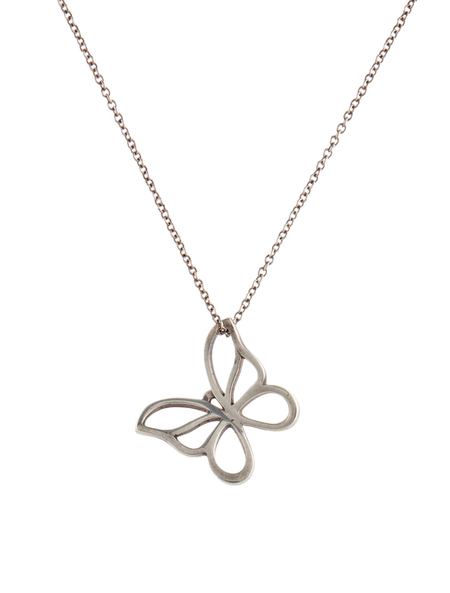 Tiffany & Co. Butterfly Pendant Necklace