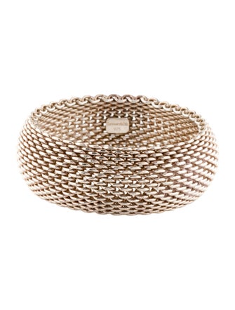 Tiffany & Co. Somerset Wide Mesh Bracelet
