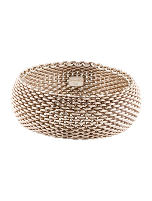 Tiffany & Co. Somerset Wide Mesh Bracelet