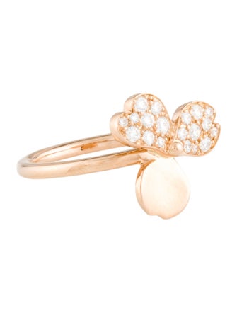 Tiffany & Co. 18K Diamond Paper Flowers Ring