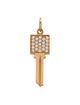 Tiffany & Co. 18K Diamond Square Key Charm