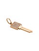 Tiffany & Co. 18K Diamond Square Key Charm