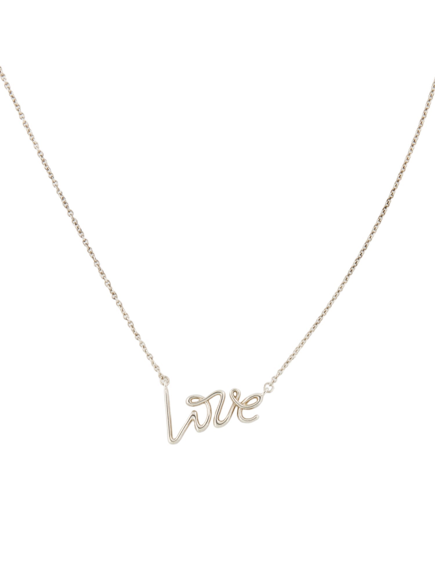 Tiffany & Co. Graffiti Love Pendant Necklace