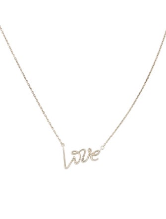 Tiffany & Co. Graffiti Love Pendant Necklace
