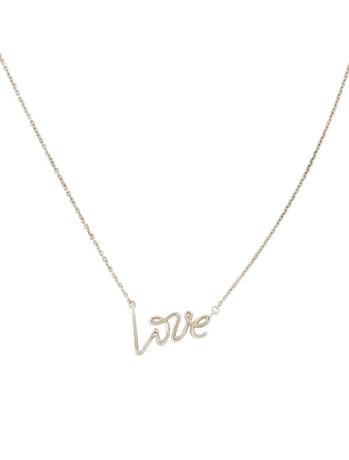 Tiffany & Co. Graffiti Love Pendant Necklace