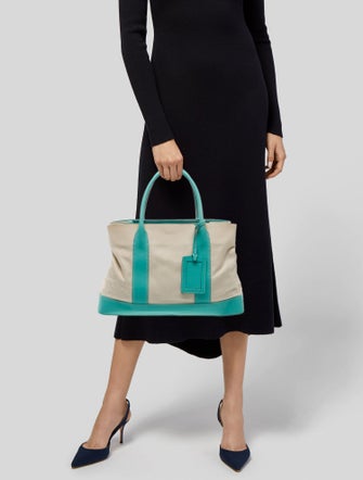 Tiffany & Co. Canvas Shoulder Bag