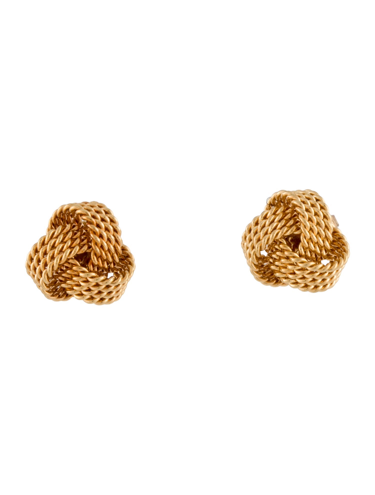 Tiffany & Co. 18K Knot Stud Earrings