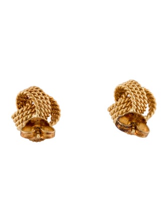 Tiffany & Co. 18K Knot Stud Earrings