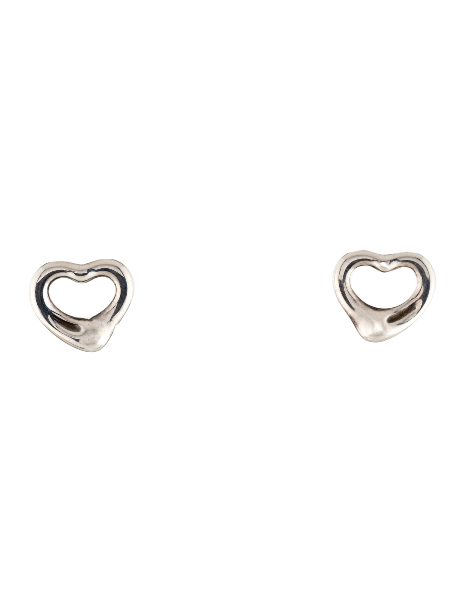 Tiffany & Co. Open Heart Stud Earrings