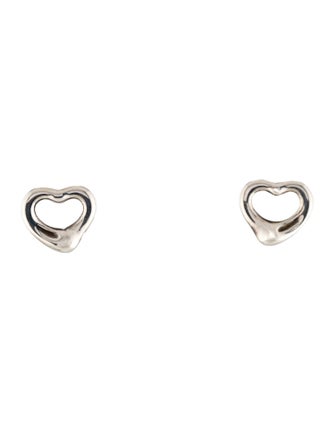 Tiffany & Co. Open Heart Stud Earrings