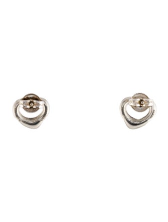 Tiffany & Co. Open Heart Stud Earrings