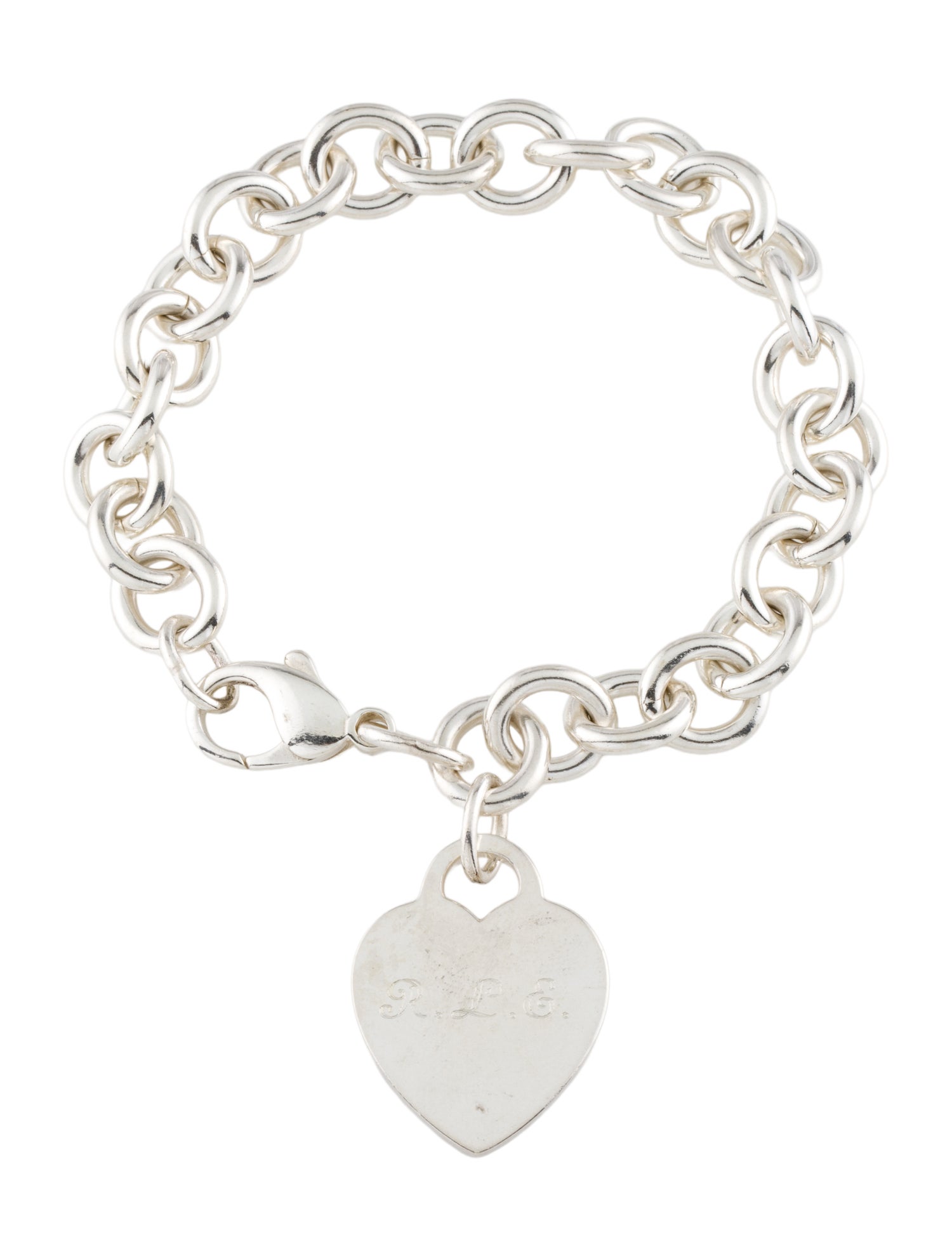 Tiffany & Co. Heart Tag Charm Bracelet