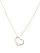 Tiffany & Co. Open Heart Pendant Necklace