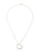 Tiffany & Co. Open Heart Pendant Necklace