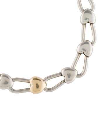 Tiffany & Co. Two-Tone Heart Station Bracelet