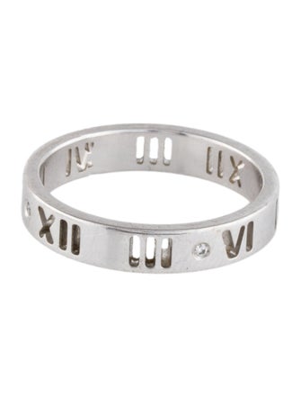 Tiffany & Co. 18K Diamond Atlas Pierced Band