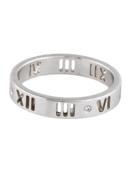 Tiffany & Co. 18K Diamond Atlas Pierced Band