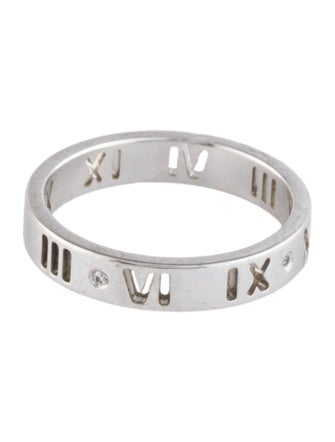 Tiffany & Co. 18K Diamond Atlas Pierced Band