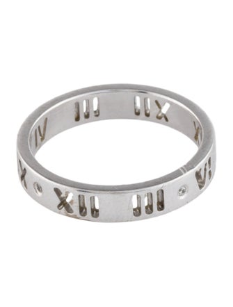 Tiffany & Co. 18K Diamond Atlas Pierced Band