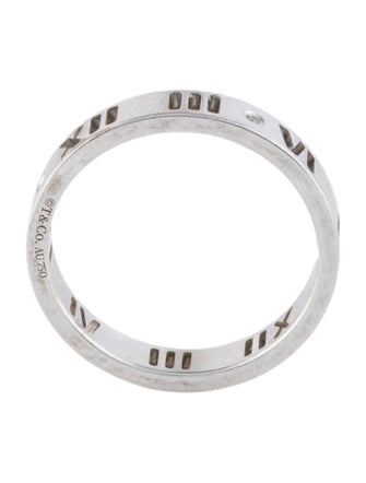 Tiffany & Co. 18K Diamond Atlas Pierced Band