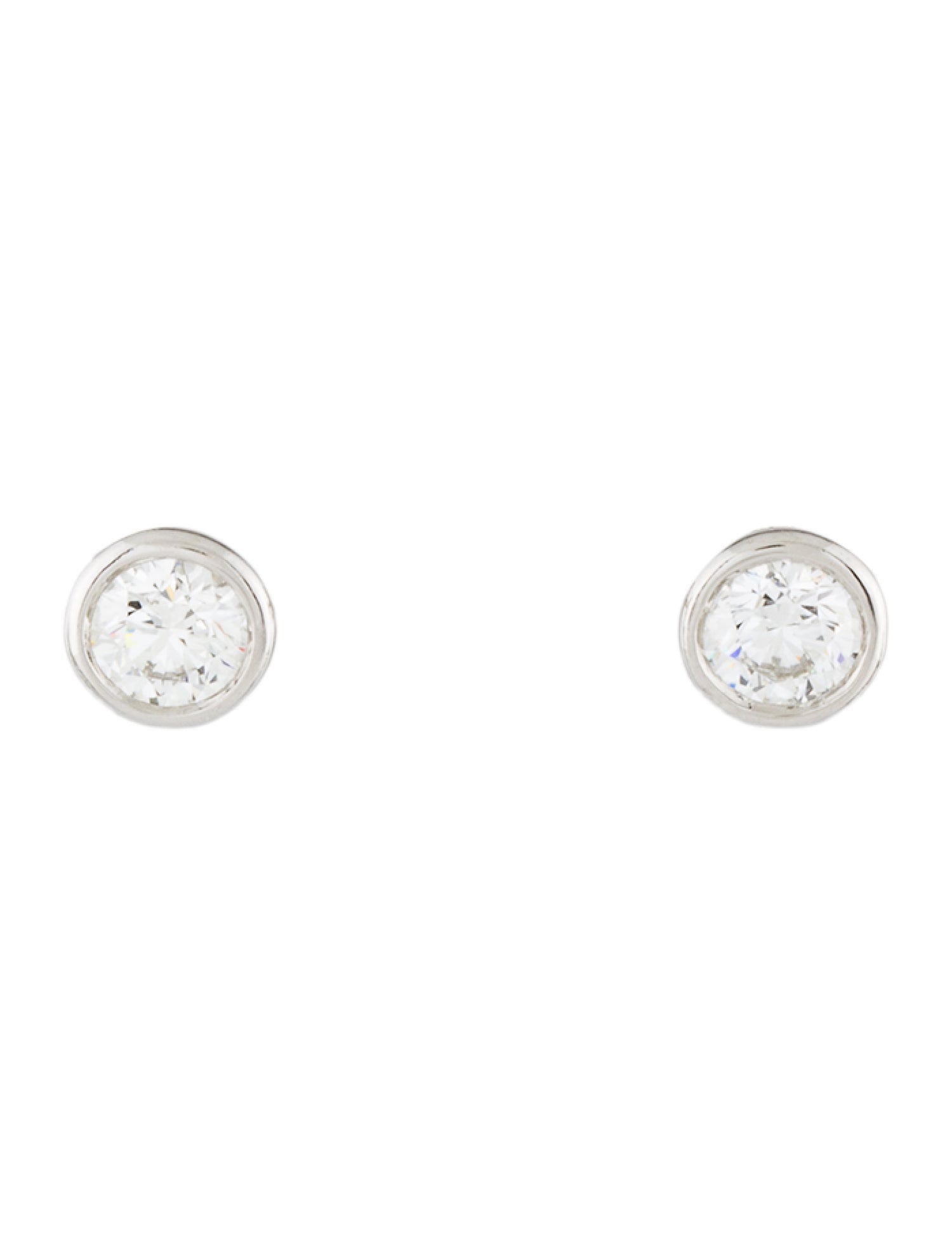 Tiffany & Co. Platinum Diamonds by the Yard Stud Earrings
