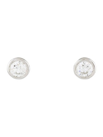 Tiffany & Co. Platinum Diamonds by the Yard Stud Earrings