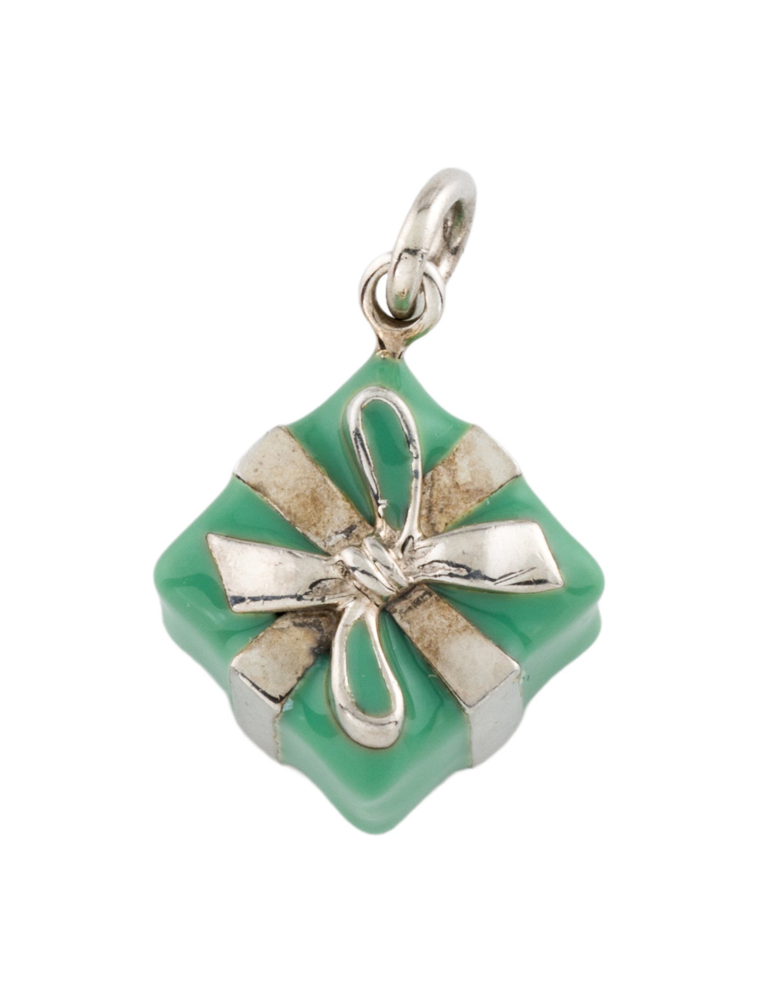 Tiffany & Co. Enamel Blue Box Charm