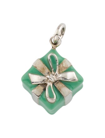 Tiffany & Co. Enamel Blue Box Charm